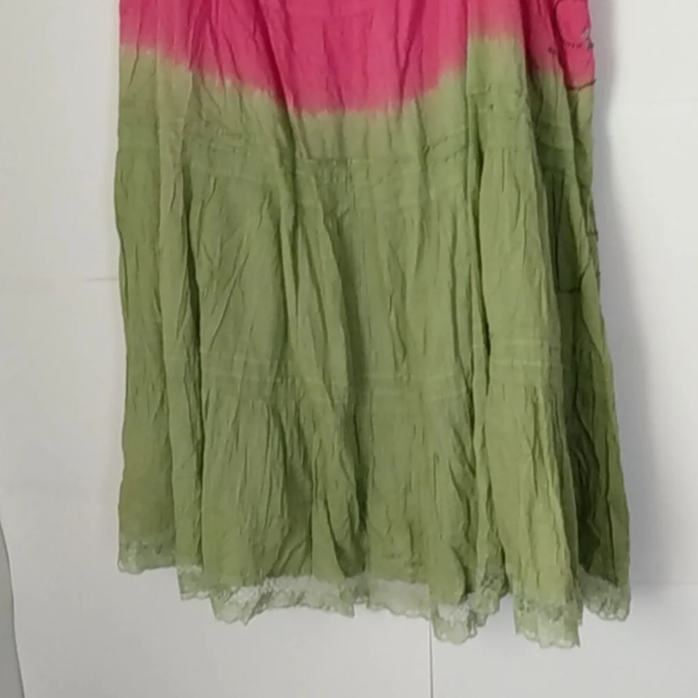 Boho Witchy Free Spirir Broom Skirt Plus - Picture 5 of 6